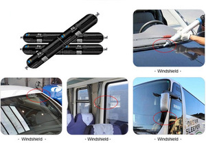 Độ bám dính cao Polyurethane (PU) Kính chắn gió Sealant không thấm nước Silicone chất kết dính cho cử<span class=keywords><strong>a</strong></span> sổ xe nhà máy cung cấp Cách sử dụng để đóng gói - Product Image 4