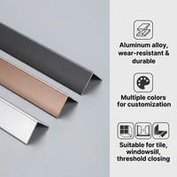 Profilés d'angle en aluminium sur mesure en forme de L, garnitures de bord en plastique souple pour installations de loisirs