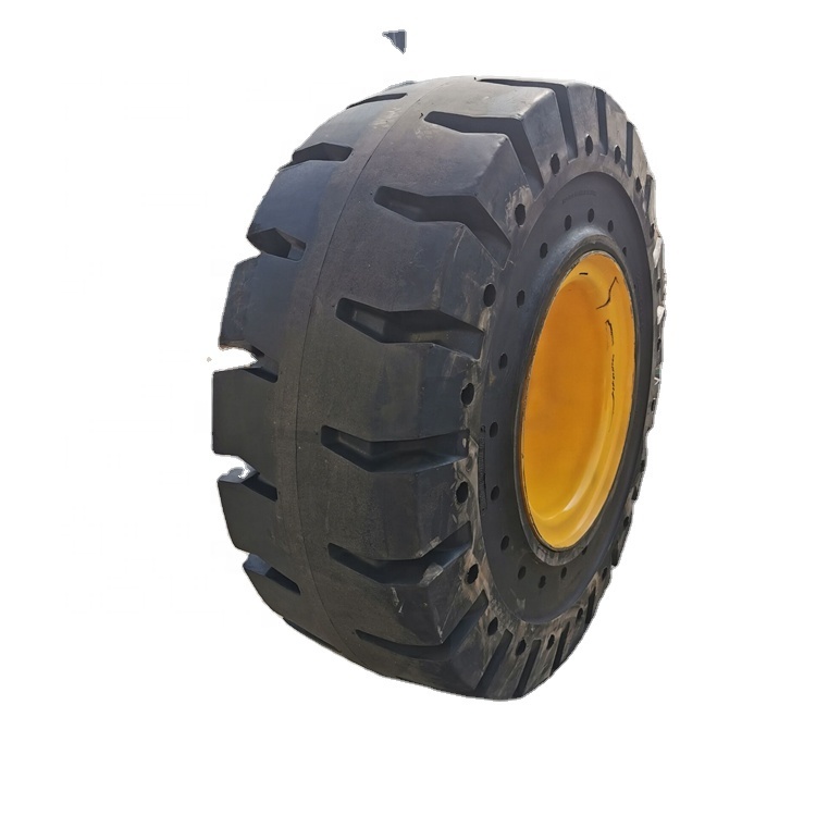 New High Quality Port-Use Rubber Solid Tires for Heavy-Duty Port Equipment 16.00-25 18.00-25 18.00-33 Size Direct Supplier