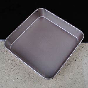 Square Baking Pan 9 Inch Carbon Steel Non Stick Oven Safe Cake Pans 24x24cm - Product Image 2