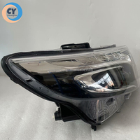 Pour Mercedes-Benz Vito W447 Lentille de Phare d'Origine 2016 2017-2023 Classe V V250 V220D Phare LED Haut Design Géométrique