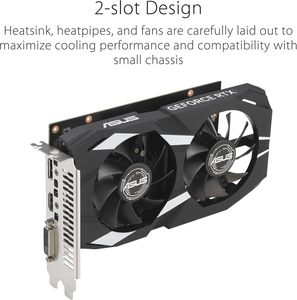 ASU Dual for GeForce RTX 3050 6GB OC Edition PCIe 4.0 Gaming Graphics Card for 2.1 DisplayPort 1.4a GDDR6 <b>Workstation</b> - Product Image 4
