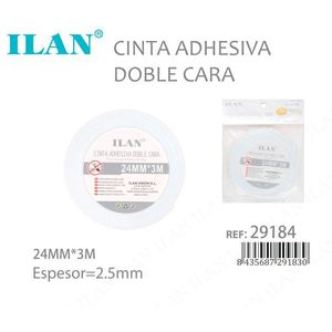 Il nastro adesivo in schiuma bifacciale 24 mm x 3 m, spessore 2,5 mm - Product Image 1