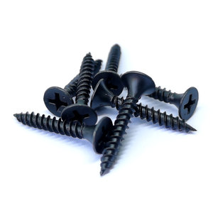 Tornillo para tablero de silicato de calcio - 3x25mm 19mm 4.2mm Tornillo negro para aglomerado - Product Image 5