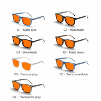 Lunettes de soleil Sunray 3 en 1 avec clip magnétique pour le travail sur ordinateur, la lecture, légères, unisexes, anti-lumière bleue, UV400