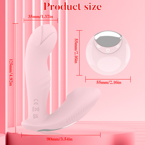 Wearable <b>Remote</b> <b>Control</b> Suction <b>Vibrating</b> Thrusting Silicone Waterproof Massager 8 Frequencies USB Charging Adult Sex Toy Female - Product Image 4