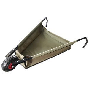 Brouette pliante chariot de jardinage léger tissu Oxford robuste pour herbe, sol, brique, feuille, fournitures de jardin - Product Image 4