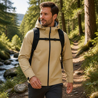 Veste imperméable et coupe-vent unisexe personnalisée 2026 à capuche, 11 couleurs disponibles, pour activités de plein air et randonnée, marque privée, OEM clé en main, 8 tailles