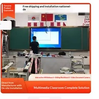 Salle de classe intelligente, appareil d'enseignement interactif tout-en-un tactile de 55 pouces, processeur I5, 4 Go de RAM, 128 Go de stockage, résolution 4K, Nano extractible