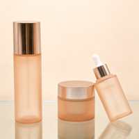 Ensemble cosmétique de luxe en PETG, flacons de soin haute transparence 80ml-200ml, contenants de voyage vides rechargeables