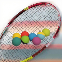Balle de racquetball/squash professionnelle personnalisée KUISHEN TR-997, 45/55/57/60mm, creuse, haute performance, en caoutchouc massant pour le handball