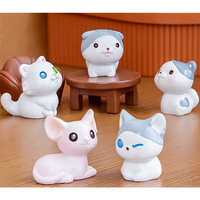 Grande demande Statue de chat en résine avec logo personnalisé style nordique animaux ornements en résine figurines de chat en résine vente en gros