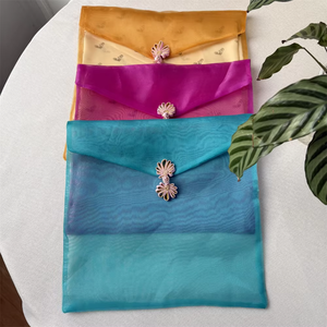 ถุงผ้าออร์แกนซ่าแบบใสสไตล์จีนสำหรับใส่เสื้อผ้าหรือของขวัญ - Product Image 3