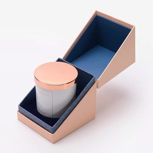 Customized cardboard candle gift box with colored printed <b>paper</b> <b>packaging</b>, customizable according to needs - Product Image 4