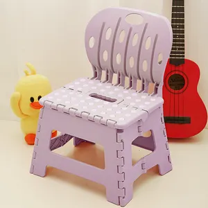 plastic children Toddler baby chair folding stool outdoor foldable kids children step stools chair