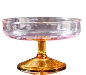 Wholesale Customized Colored Glass Cake Serving Cake Stand <strong>Dessert</strong> <strong>Tray</strong> for Wedding - Product Image 3