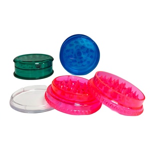 Molino de Hierbas Pequeño y Colorido de Plástico Personalizado al por Mayor para Fumar - Product Image 2