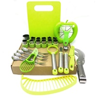 Fruit-En Groentegereedschap 30 Stuks Keukenschiller Avocado Snijmes Watermeloen Bananenappelsnijder Fruitsnijgereedschap Set