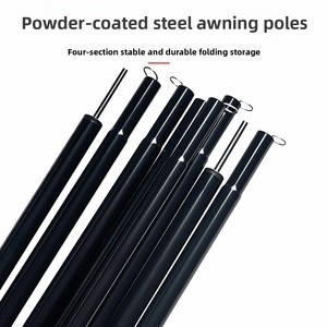 Postes de Soporte para Toldo de Camping Xin <span class=keywords><strong>Erda</strong></span>, Hierro Reforzado de 16mm para Entrada de Carpa - Product Image 1