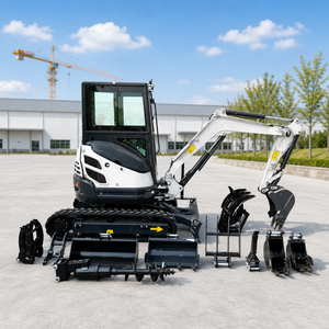 Mini-excavatrice 3,5 tonnes, 2 tonnes, 1 tonne, moteur Kubota EPA, pour jardin, ferme, usage domestique, prix des mini-excavatrices, mini-excavatrice sur chenilles - Product Image 4