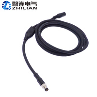 Conector Circular Automotriz de 5 Pines, Macho M12, Acero Inoxidable, Impermeable IP67, con Conector USB