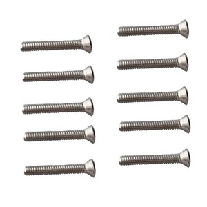 Stainless Steel <b>Flat</b> Head Cross <b>Screw</b> 5mm Fully Threaded Class 8.8 For Metal Furniture Bolt DIN Standard - Product Image 1