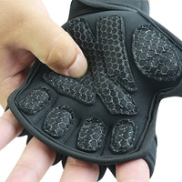Guantes Deportivos Personalizados OEM de Medio Dedo para Hombre y Mujer, Antideslizantes, de Poliéster, para Gimnasio, Ciclismo, Levantamiento de Pesas