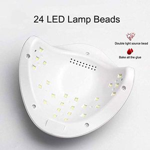 Séchoir à ongles professionnel SUN5 48W UV LED, 24 perles LED, capteur intelligent, lampe à ongles pour salon et usage domestique, durcissement de la peinture à ongles - Product Image 3