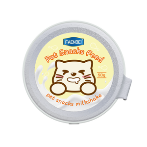 FAENBEI Boîte en aluminium <span class=keywords><strong>pour</strong></span> chat Mousse humide nourriture <span class=keywords><strong>pour</strong></span> animaux de compagnie Snack alimentaire OEM ODM OBM 50g * 7/boîte poulet <span class=keywords><strong>lait</strong></span> de chèvre - Product Image 4