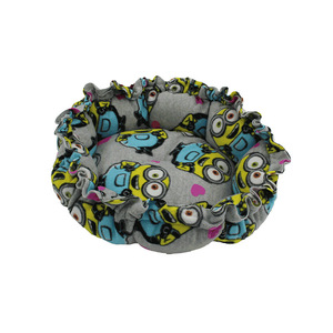 ที่นอนสัตว์เลี้ยงทรงกลมผ้ากำมะหยี่นุ่มนิ่ม,เบาะโซฟาสำหรับสัตว์เลี้ยงสุนัขเตียงแมวและสุนัขที่สามารถซักได้หรูหรา - Product Image 2