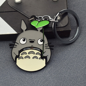 Nuovo Design Anime giapponese personaggio dei cartoni animati <span class=keywords><strong>Totoro</strong></span> metallo Charm portachiavi - Product Image 4