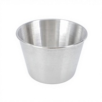 Tasse à Pudding en acier inoxydable de 2.5 OZ, récipient de haute qualité, tasse à condiments de cuisine, tasse à Sauce de 70ml