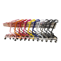 Caddie de magasin de cosmétiques - rose Kawayi double couche