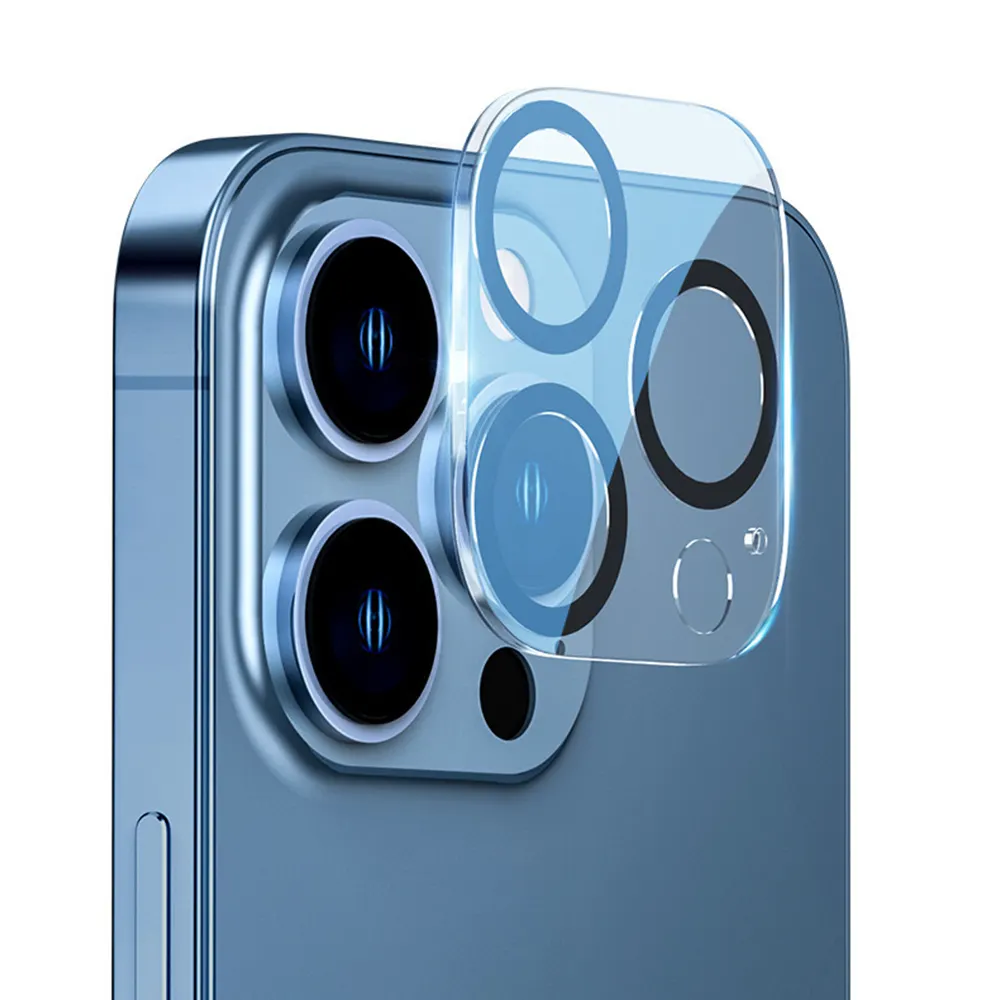 3D Anti-scratch tam kapak kamera Lens koruyucu temperli cam iPhone 14 15 Pro Max 13 12 11 ekran koruyucu
