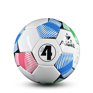 Ballons de football d'entraînement taille 4 officielle en PVC, <span class=keywords><strong>prix</strong></span> de gros usine, en stock, promotionnels, pour enfants - Product Image 2