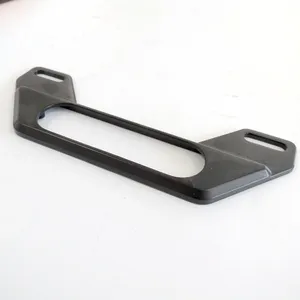 Custom Black Stainless Steel Flip-Up Winch Roller Fairlead Mounted License Plate Holder Bracket Kit Car Accessories