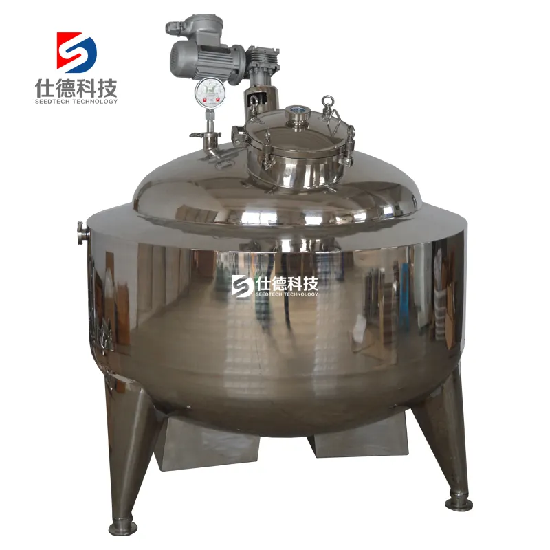 Household Stainless Steel Jacketed Wall Distillation Tank Electrical Steam Heating Reflux Still