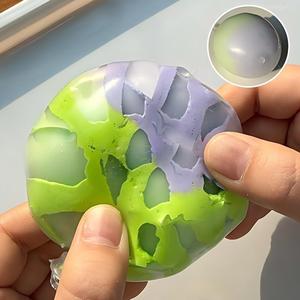 Hot Sale TPE Wooden Cracking Stress <b>Ball</b> Handmade Slow Rise <b>Squeeze</b> Fidget Toy Wholesale Sensory Toy Dropshipping Party Favors - Product Image 3