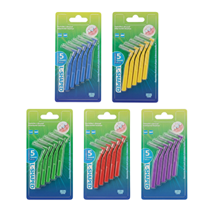 5uds Cepillos Interdentales Forma L 0.6mm SSSS Limpiadores Interproximales Cepillo De Espacios Dentales - Product Image 6