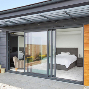 Portes coulissantes en verre pour balcon Hihaus, sur mesure, insonorisées, en aluminium, 3 m - Product Image 2