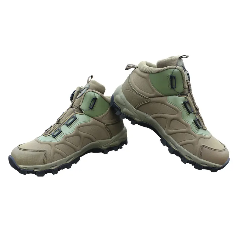 Sepatu Bot Militer Taktis Pria, Sepatu Mendaki Tempur Bekerja, Sepatu Jalan Tahan Air