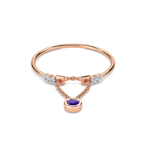 Magnifique bague de fiançailles en diamant de taille marquise cultivé en laboratoire pour femmes, avec une brillance luxueuse et une artisane raffinée - Product Image 1