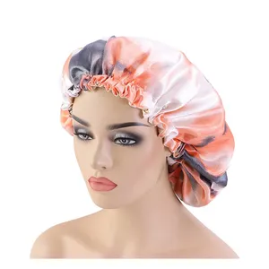 Écharpe Double face pour femmes, foulard de luxe en soie véritable, cravate verte, Clip, chapeau de pluie, Satin Rose, ficelle de dessin, Bonnet Ankara