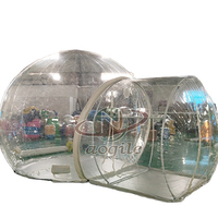 Loisirs vacances maison à bulles dôme Transparent luxe Camping en plein air tente à bulles gonflable