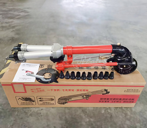 <span class=keywords><strong>Pistolet</strong></span> pluie à vitesse progressive Titans <span class=keywords><strong>Pro</strong></span>-Grade avec buses jumelles (0-48 °)+ fonction de commutation automatique/ventilateur pour l'irrigation agricole - Product Image 4