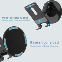 Support de téléphone portable universel flexible réglable en hauteur, en aluminium, portable, rotatif à 360° pour bureau