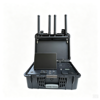 Système de détection d'identification à distance pour la sécurité en basse altitude, portable, avec écran 10,1 pouces, suivi passif multi-cibles en temps réel et carte électronique