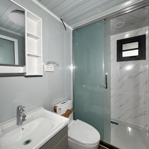 Großhandel Luxus 20ft Fertighaus Outdoor Mobile Office Pod Apple Cabin Kapsel Fertighaus Badezimmer Apartment Gebäude