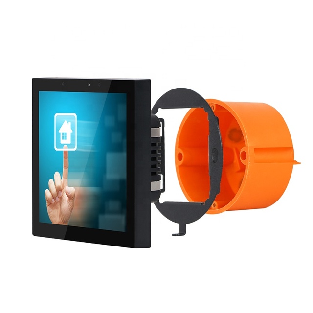 KNX Panel RK3566 Android IPS Smart Plastic Central Control Touch Screen DC Keypad Home Automation for Hotel Use