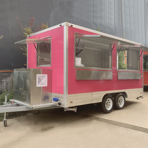Camion de rue extérieur Bar à jus de fruits Crème glacée Camion de nourriture Hot Dog mobile Remorque de restauration Remorque de café à vendre USA - Product Image 2